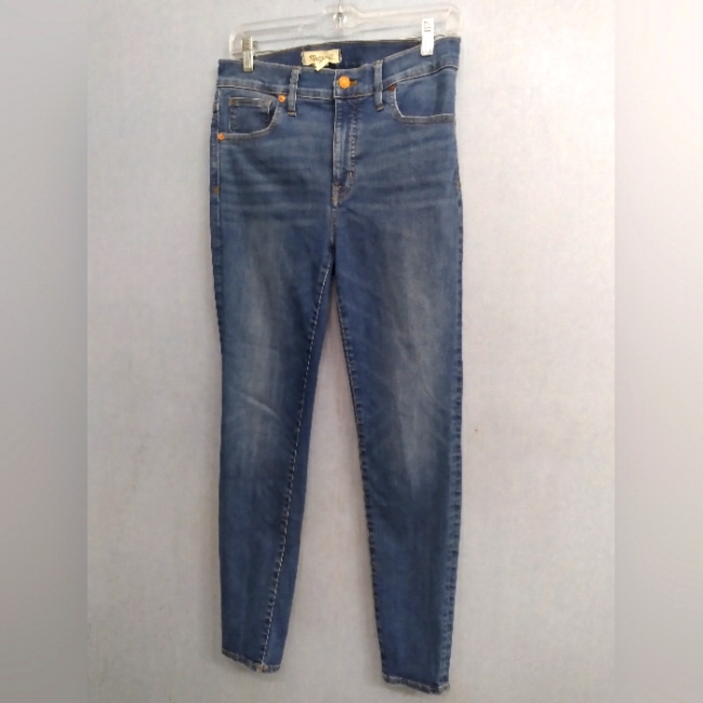 Madewell 9" Mid Rise Skinny Blue Jean Size 29
